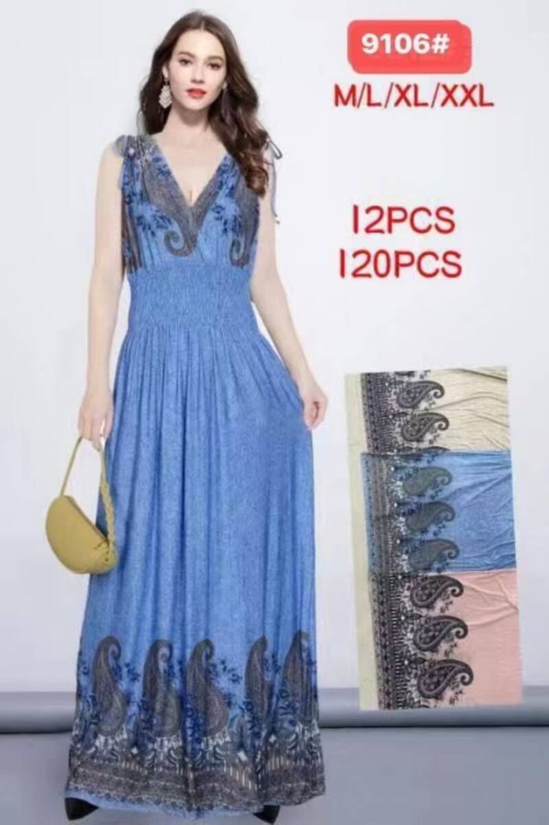 Sukienki damskie Roz M/L-XL/2XL, Mix Kolor Paczka 12 szt 1